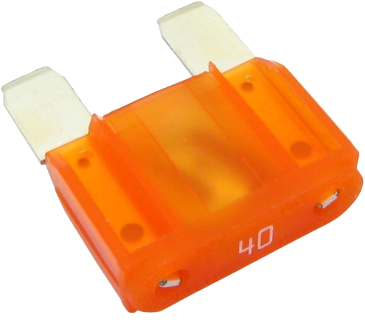 40 Amp Maxi Blade Sikring Bil Van Truck Sikringer Traktor - LifafaDenmark Aps