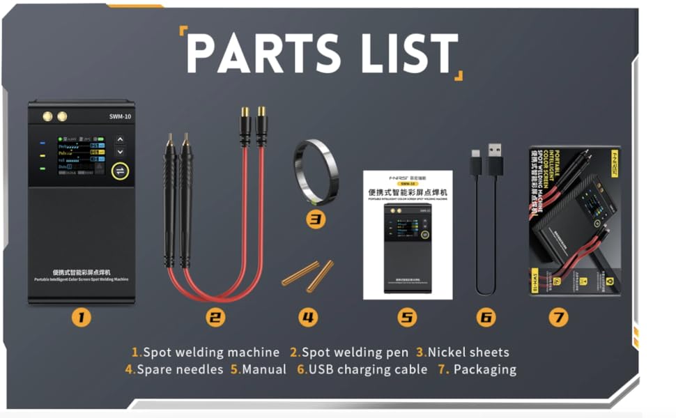 Håndholdt batteri punktsvejser bærbar svejse maskine DIY - LifafaDenmark Aps