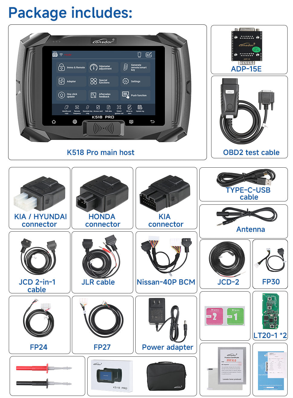 Lonsdor K518 PRO Fuld version Alt-i-en nøgle program 2 års gratis opdatering (Global Version) - LifafaDenmark Aps