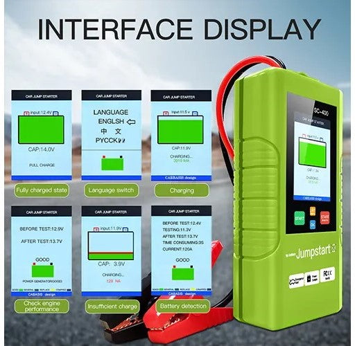 Jdiag SC400 Ultra Kondensator Jump starter - LifafaDenmark Aps