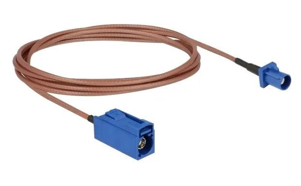 FAKRA C hun til FAKRA C han kabel RG-316 - - LifafaDenmark Aps