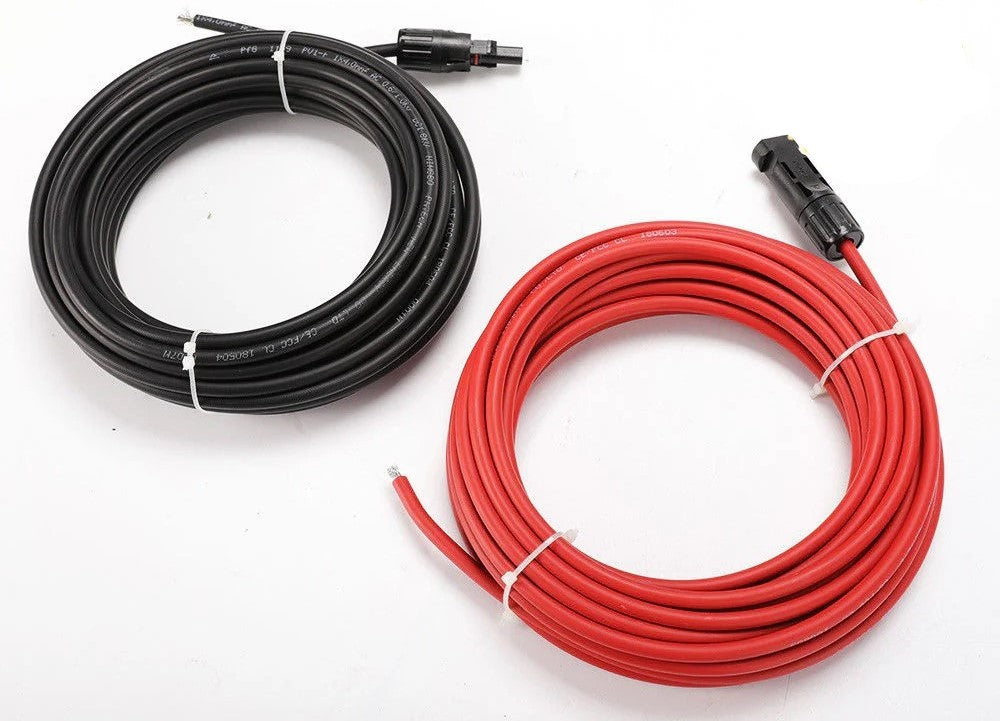 5 meter solcelle forlænger ledninger solpanel kabel med stik - LifafaDenmark Aps