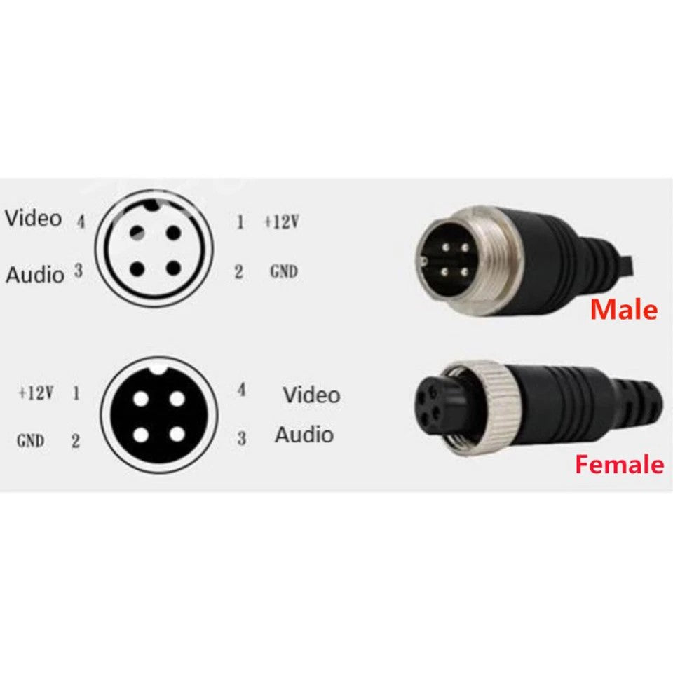 4 benet han til han luftfarts video forlænger kabel til lastbil - LifafaDenmark Aps