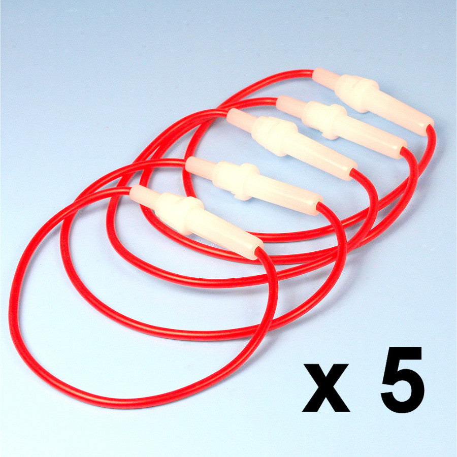 5 x kvalitets inline glas sikrings holder 30 mm AGC sikrings holder stænksikker skruetype - LifafaDenmark Aps