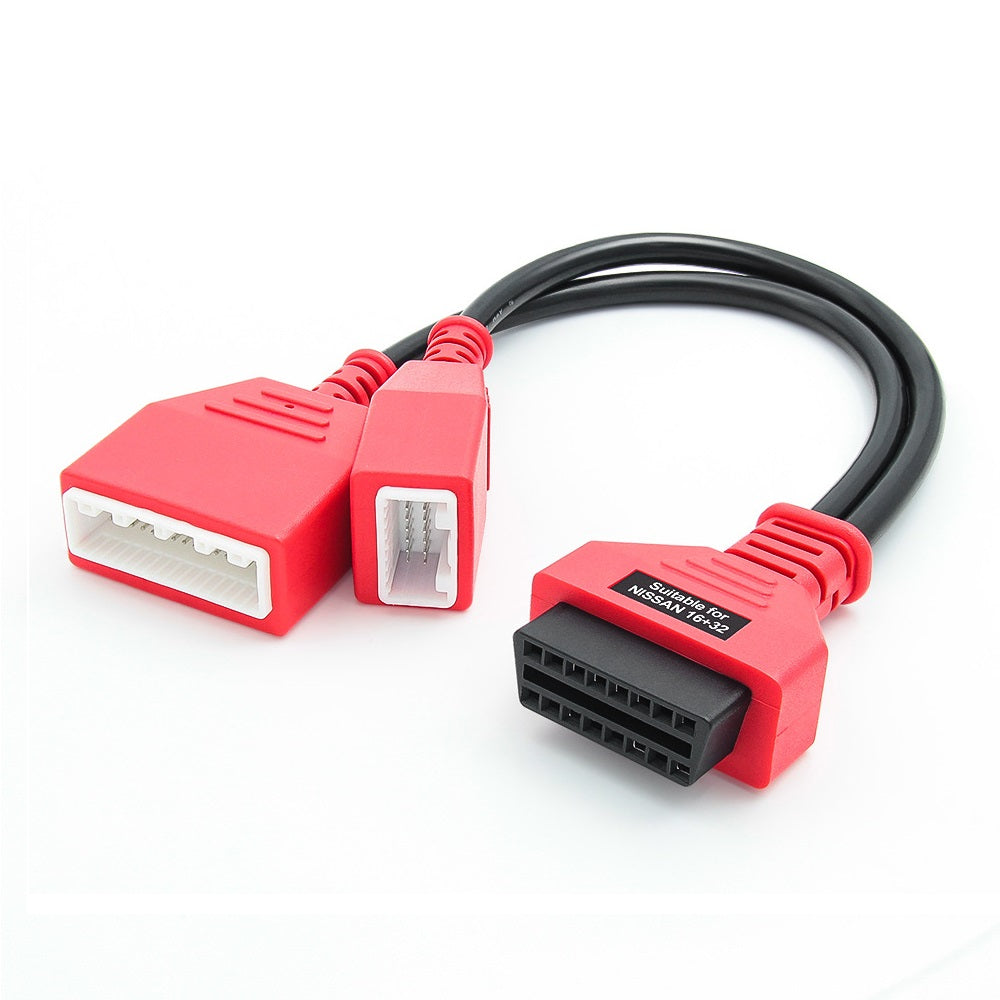16 +32 ben han-til-OBD2-kabel til Nissan (B18) Autel Maxisys MS908 MS908P - LifafaDenmark Aps