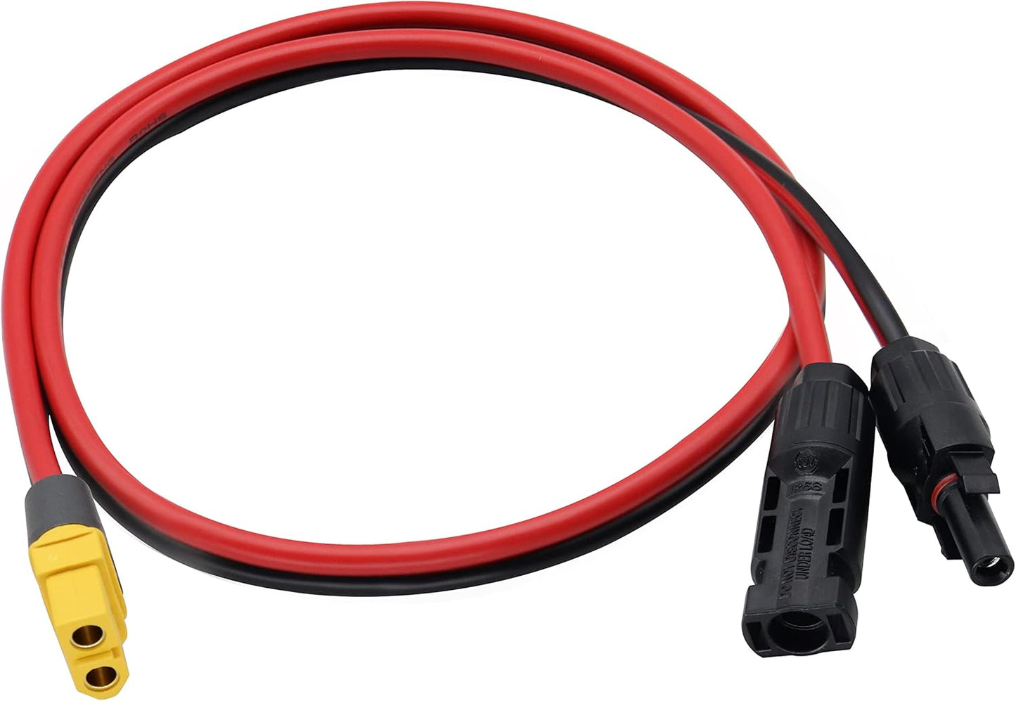 Heavy-Duty 12Awg solpanel forlænger kabel Mc-4 til Xt60 Han adapter til bærbar - LifafaDenmark Aps