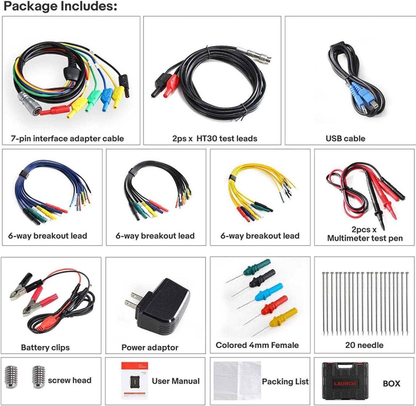 LAUNCH X431 Sensor simulator og tester 2 kanaler digital S2-2 sensor boks - LifafaDenmark Aps