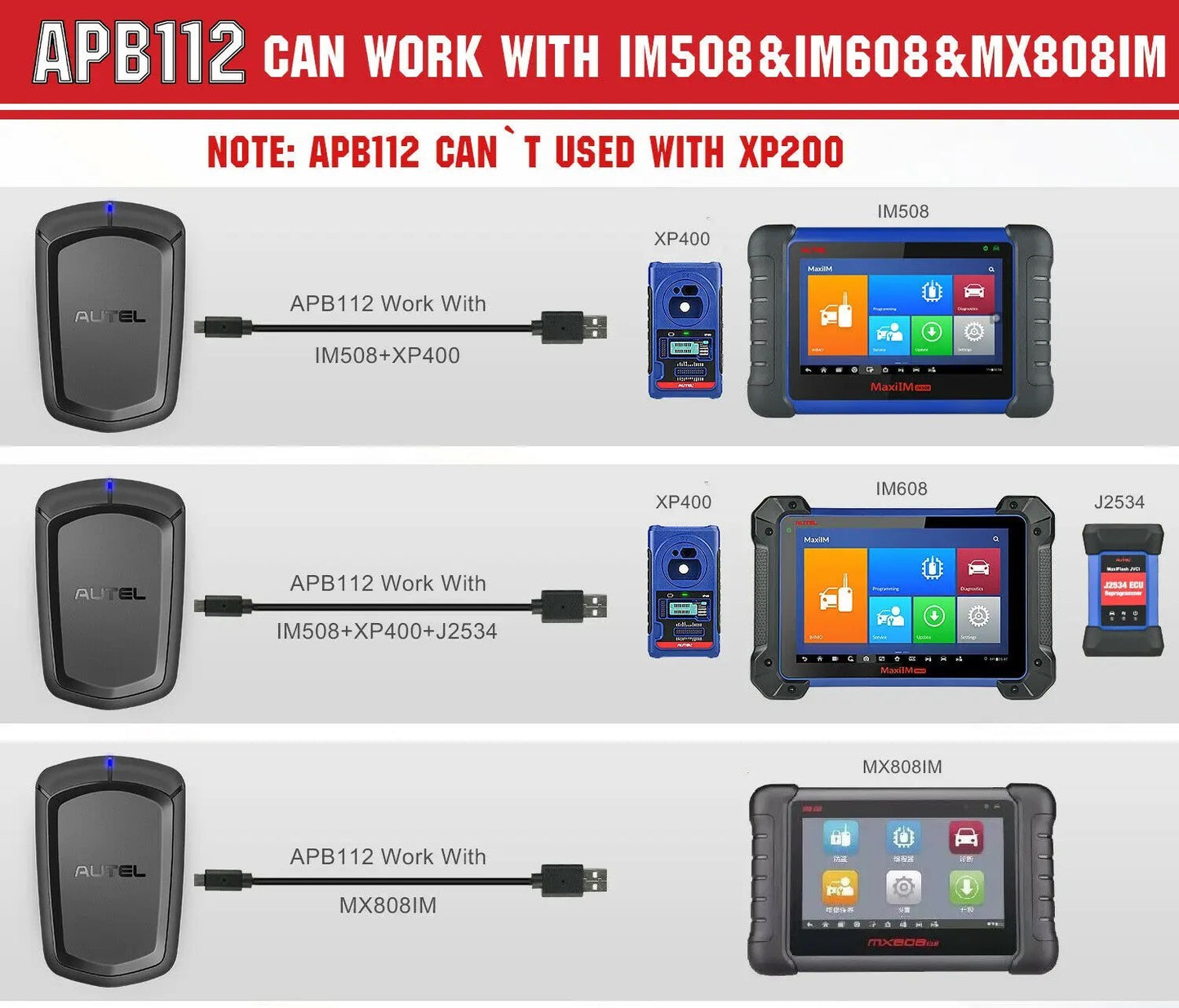 Autel Smart Key Simulatr APB112 - LifafaDenmark Aps