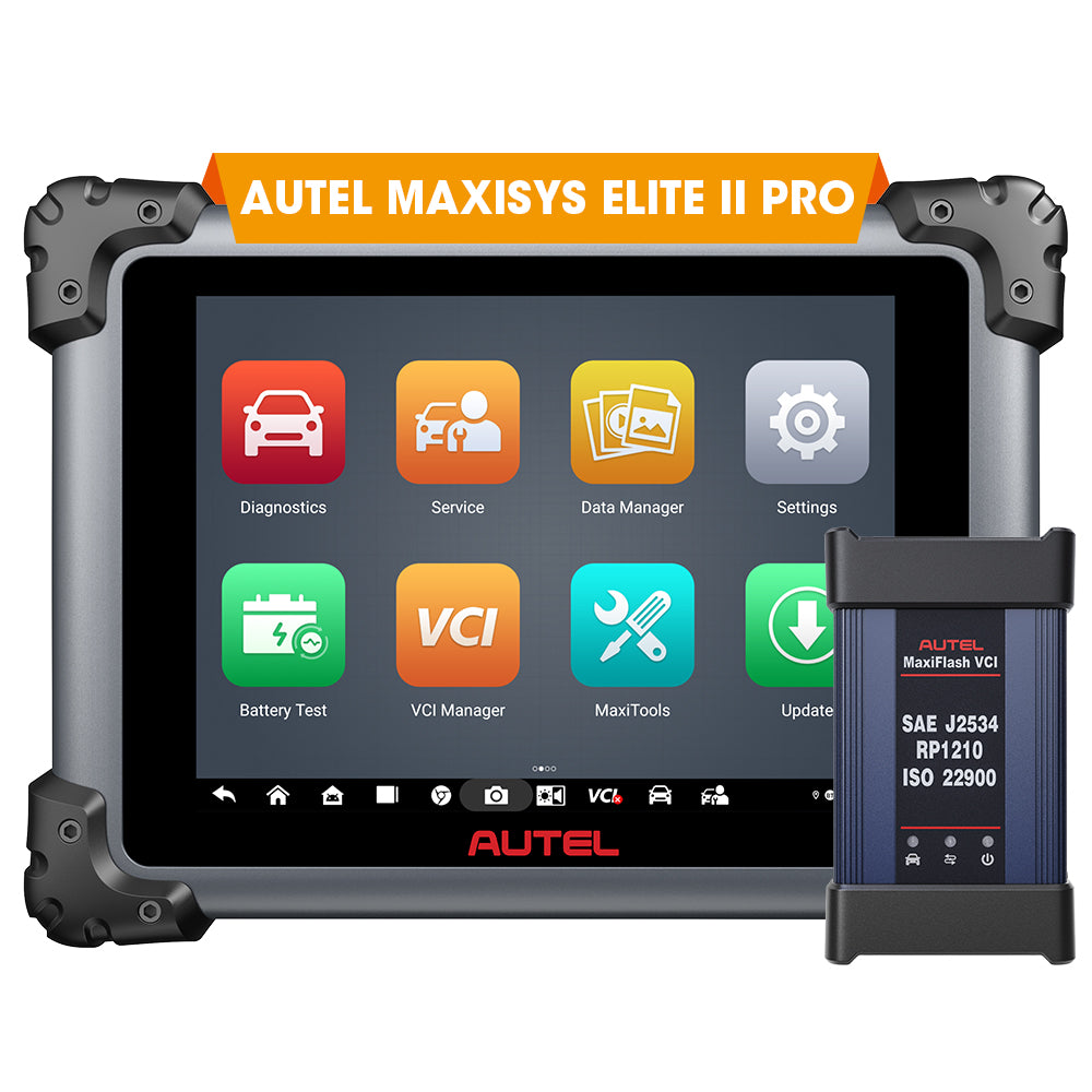 Autel Maxisys Elite II Pro, 2-årig opdatering, J2534 programmering og kodning, Motor TruSpeed reparation, 40+ Hot Services - LifafaDenmark Aps