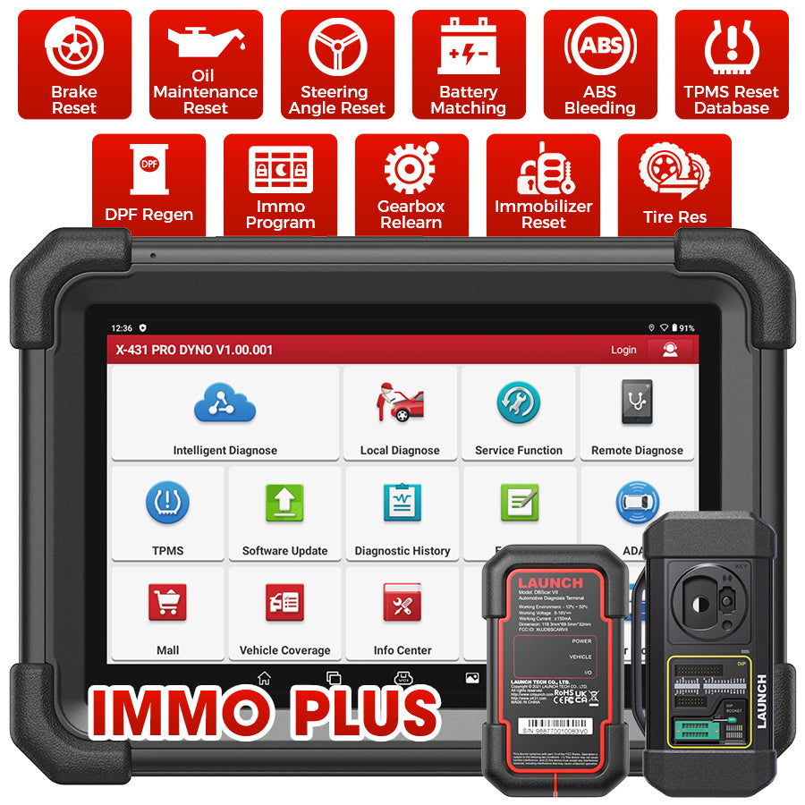 LAUNCH X431 IMMO Plus, nøgle programmerings værktøj med All System Diagnostic - LifafaDenmark Aps