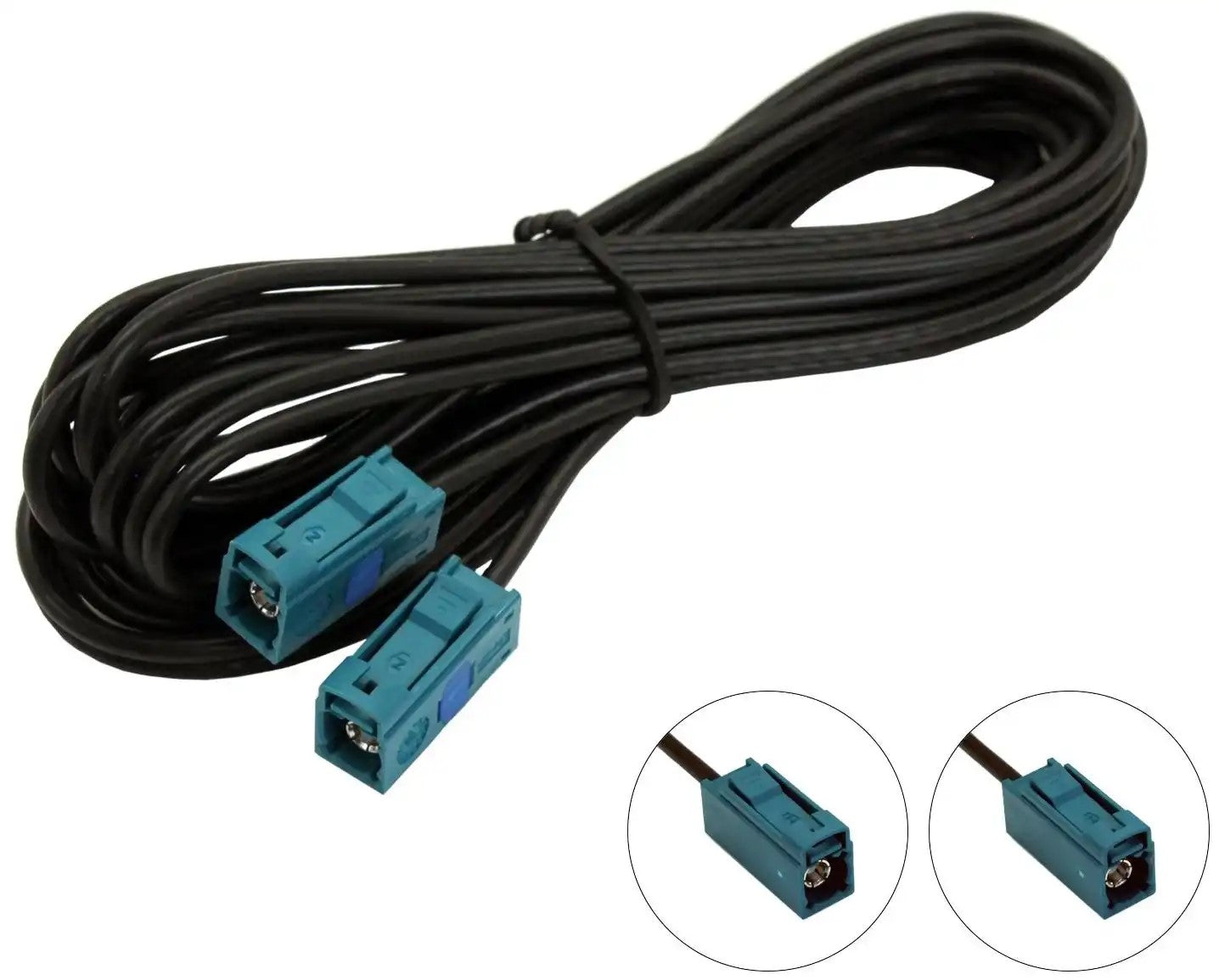 6m Fakra antenne forlænger kabel til BMW X5 X53 E46 E39 E38 M3 Range Rover L322 - LifafaDenmark Aps