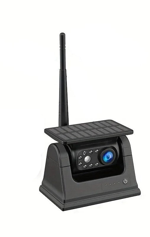 7 tommer Quad DVR Monitor Trådløs magnetisk batterikobling Solar bakkamera 1080P - LifafaDenmark Aps