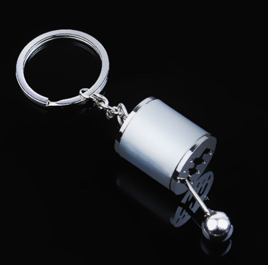 Bil metal nøgleringe - Turbo Gear Nav Bremseskive Støddæmper Pendant Nøglering No.17 - LifafaDenmark Aps