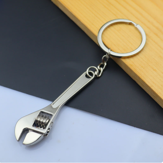 Bil metal nøgleringe - Turbo Gear Nav Bremseskive Støddæmper Pendant Nøglering No.15 - LifafaDenmark Aps