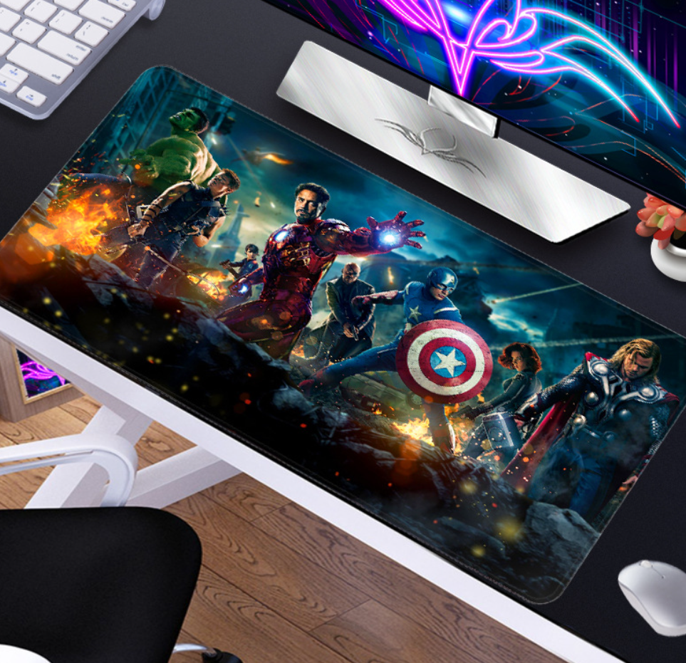 90x40cm Gaming musemåtte, ekstra stor skridsikker # 002 - LifafaDenmark Aps