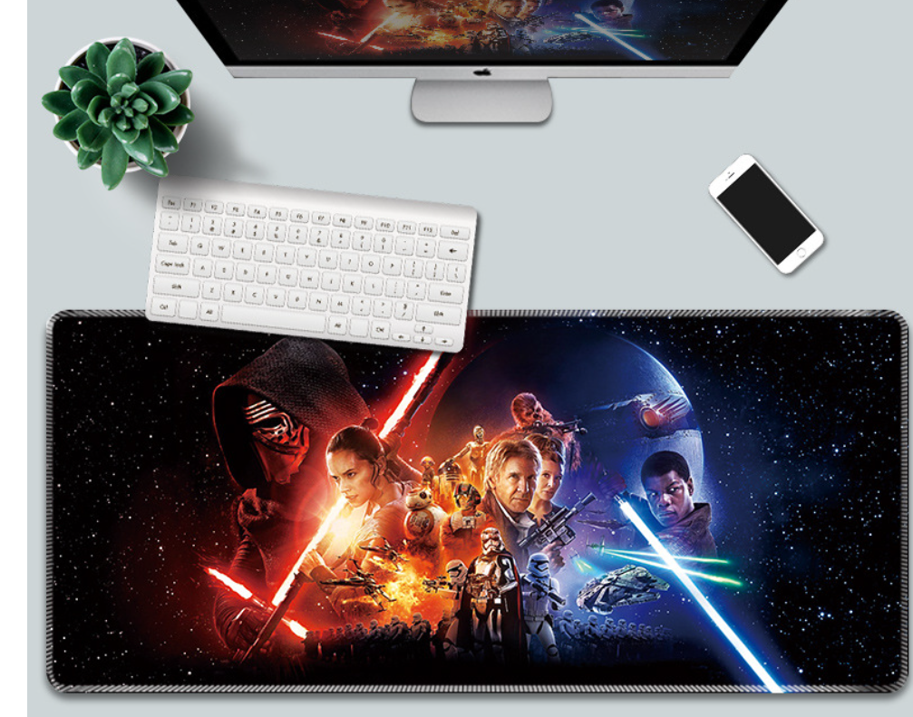 90x40cm Gaming musemåtte, ekstra stor skridsikker # 005 - LifafaDenmark Aps