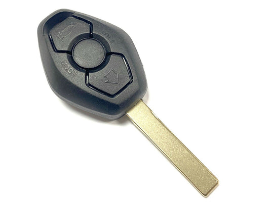 RFC 3-knaps HU92 nøgle case til BMW E46 3 E60 5 X5 E53 6 E63 Series fjernbetjening