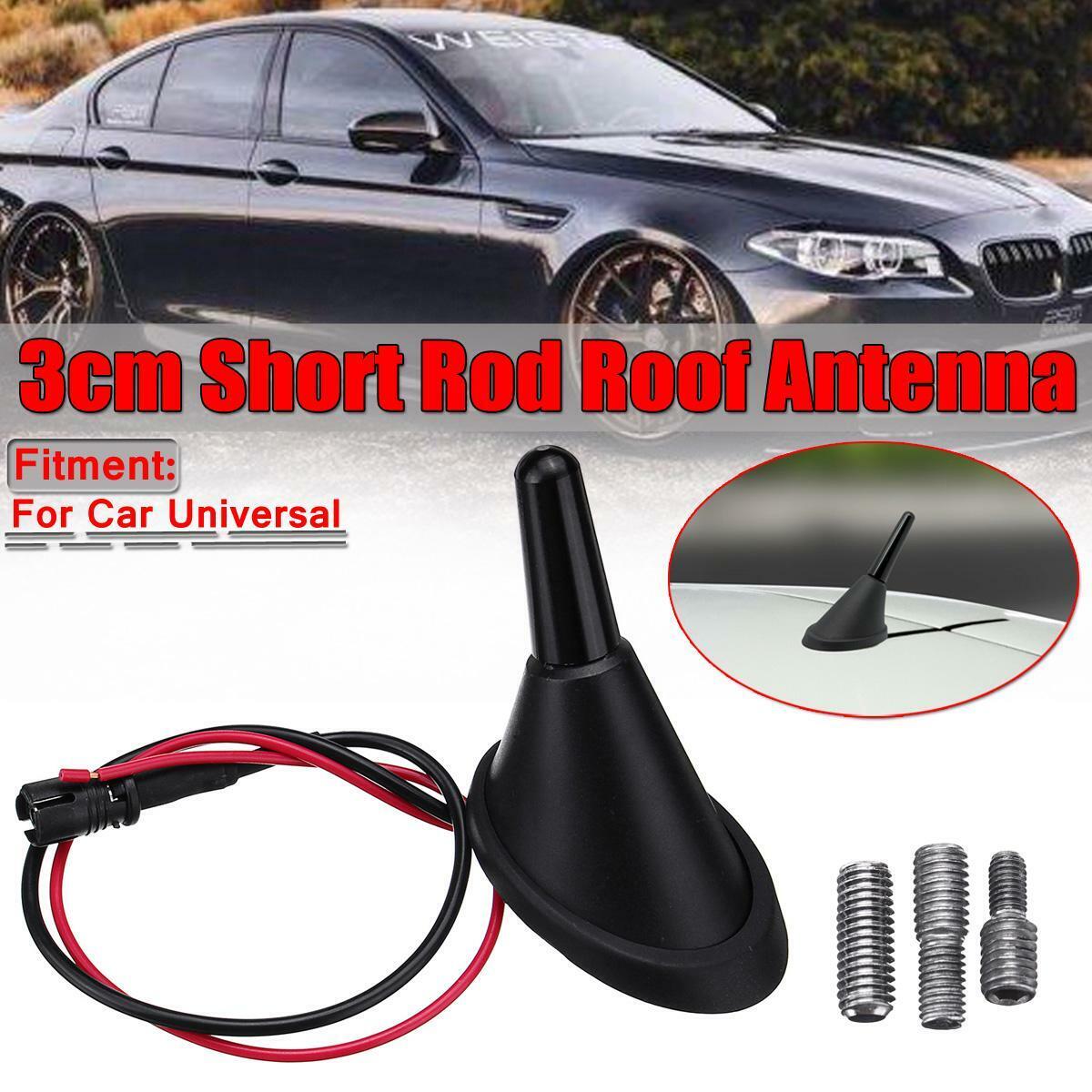 Black Bee Sting Antenne Mast Base Tag Radio Am Fm 3 cm Til Vw Audi Skoda - LifafaDenmark Aps