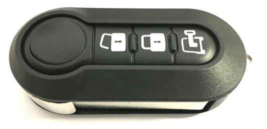 RFC 3-knaps flip nøgle-etui til Opel Combo D fjernbetjening Van 2011 - 2017