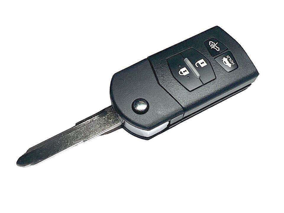 RFC 4-knaps flip nøgle-etui til Mazda MX-5 RX8 fjernbetjenings nøgle - LifafaDenmark Aps