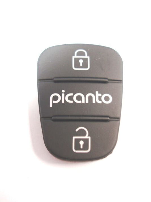 RFC 2-knaps gummi pude til Kia Picanto fjernbetjening