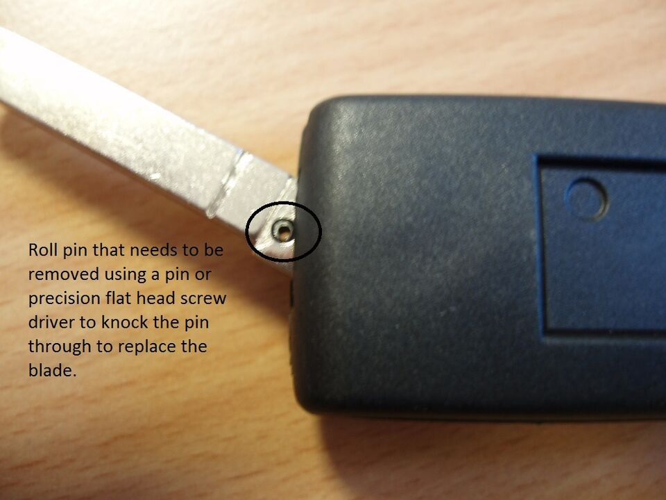 RFC 3-knaps flip nøgle case til Peugeot Partner Expert fjernbetjening 2008 - 2016 - LifafaDenmark Aps