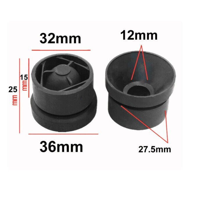 4 STK Lille gummi motor dæksel Gummi gennemførings monteringsprop til Peugeot 407 - LifafaDenmark Aps