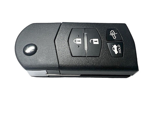 RFC 4-knaps flip nøgle-etui til Mazda MX-5 RX8 fjernbetjenings nøgle