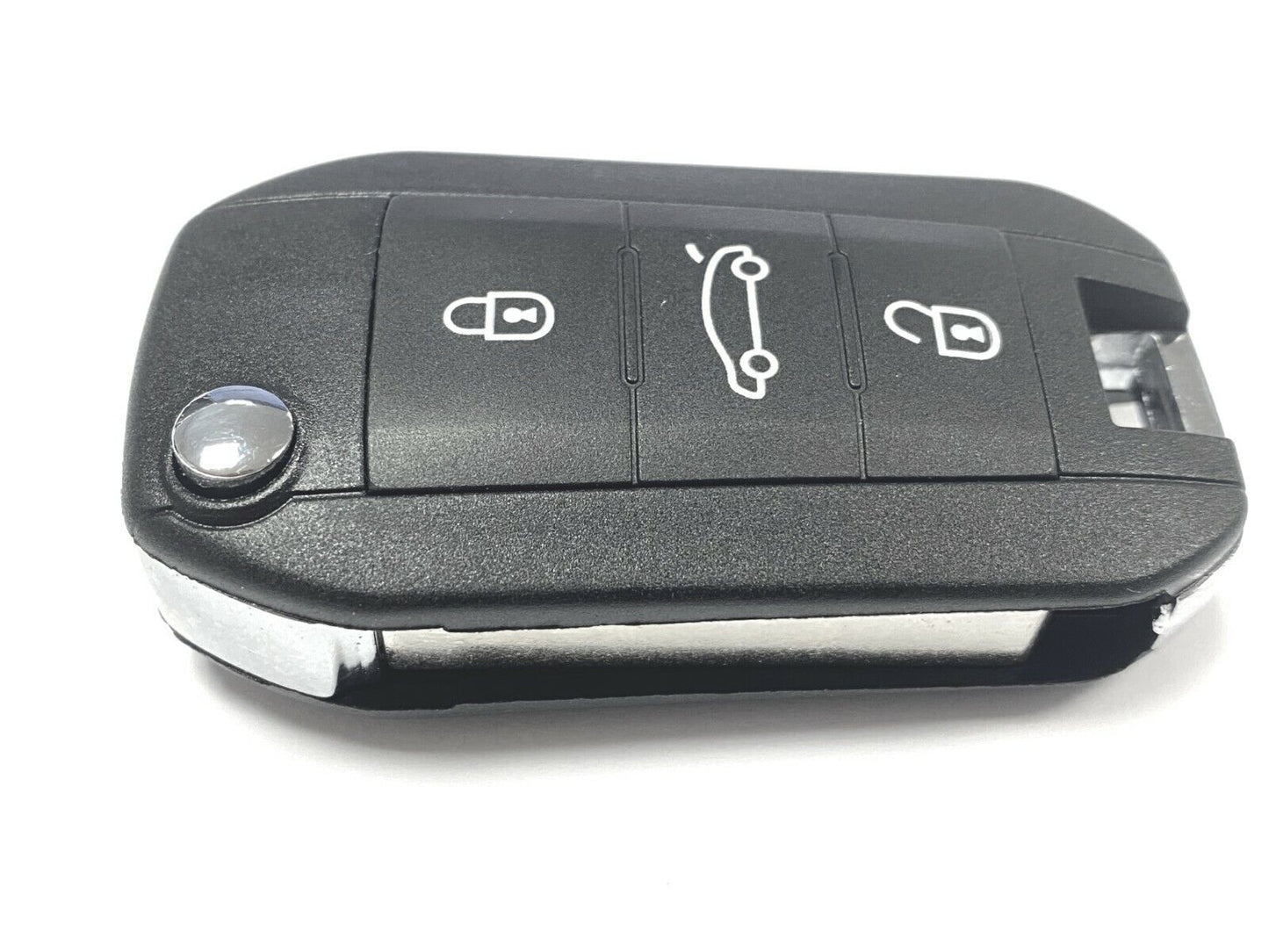 RFC 3-knaps nøglehus til Peugeot 208 308 2008 508 fjernbetjening HU83 klinge - LifafaDenmark Aps