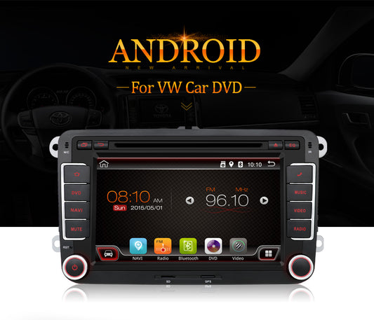 Volkswagen Skoda Seat Android HD Touch Screen Car Stereo GPS DVD Player Radio SD - Lifafa Denmark