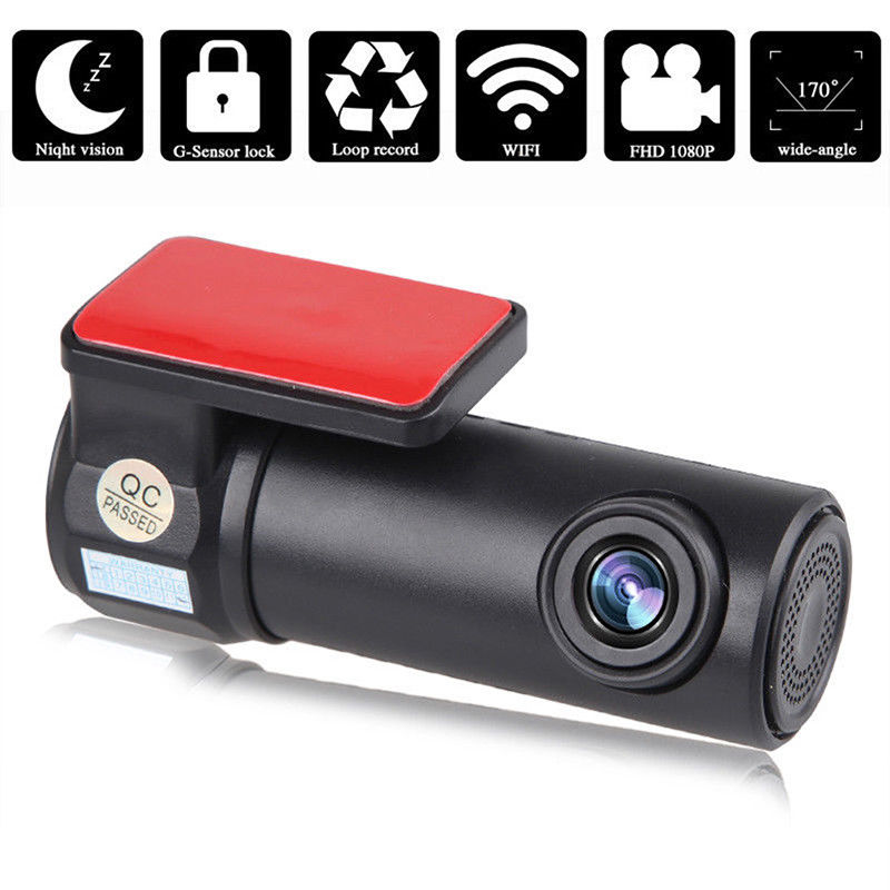 Mini Dash Cam WIFI FULL HD 1080P, Super Mini caméra de voiture DVR sans fil,  Version nuit, sans capteur, enregistreur de conduite avec voix multi-pays