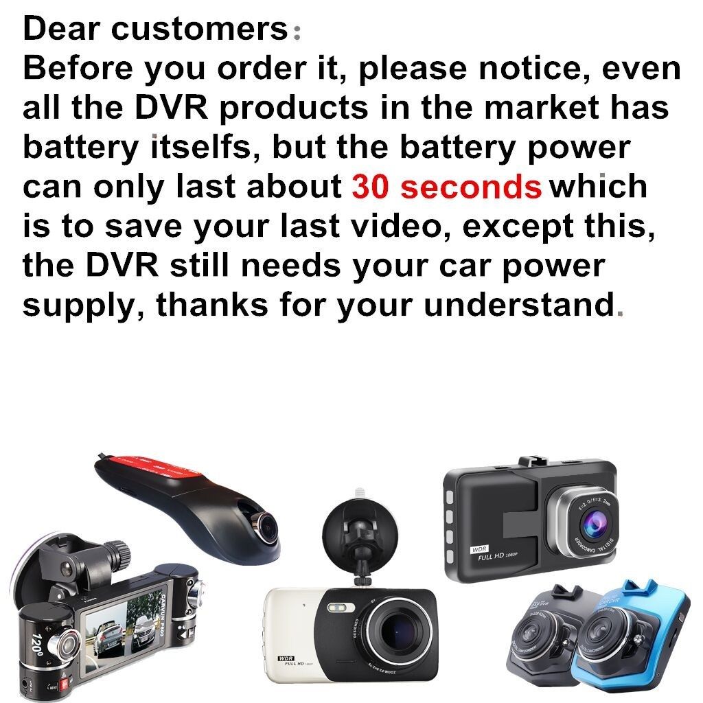 1080P 2,7 "LCD HD-bil DVR Køretøjskamera Videooptager Dash Cam Nattsyn - Lifafa Denmark