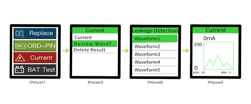 TopDiag BT400 4-i-1 batteri tester til OBD 2 bil lastbil batteri analysator tester - LifafaDenmark Aps