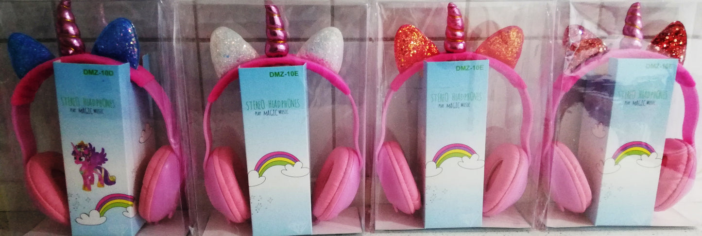 Wired Kids Girl Unicorns Cat Ear Headphone, Høretelefoner - Lifafa Denmark