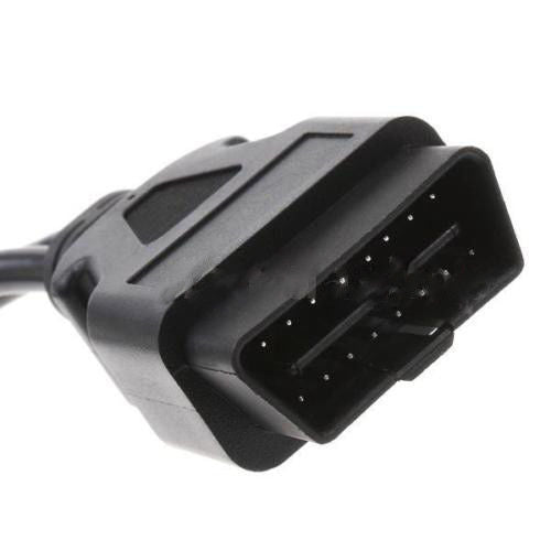 16-pin OBD OBDII-splitterforlængerkabel Han til dobbelt kvindelig Y-kabel - Lifafa Denmark