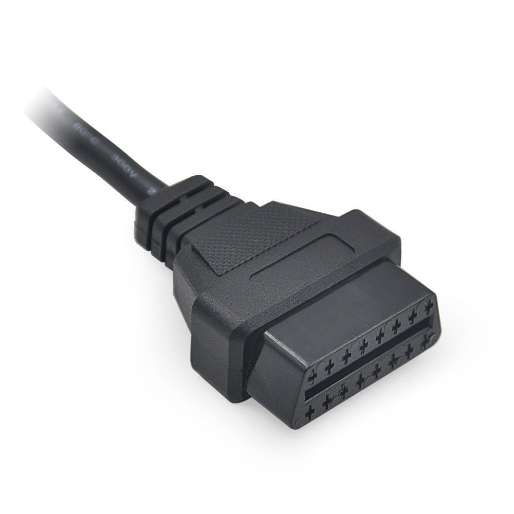 17 pin to 16 pin OBD2 OBDII Cable Diagnostic Tool Cable for Toyota Lexus Round - Lifafa Denmark