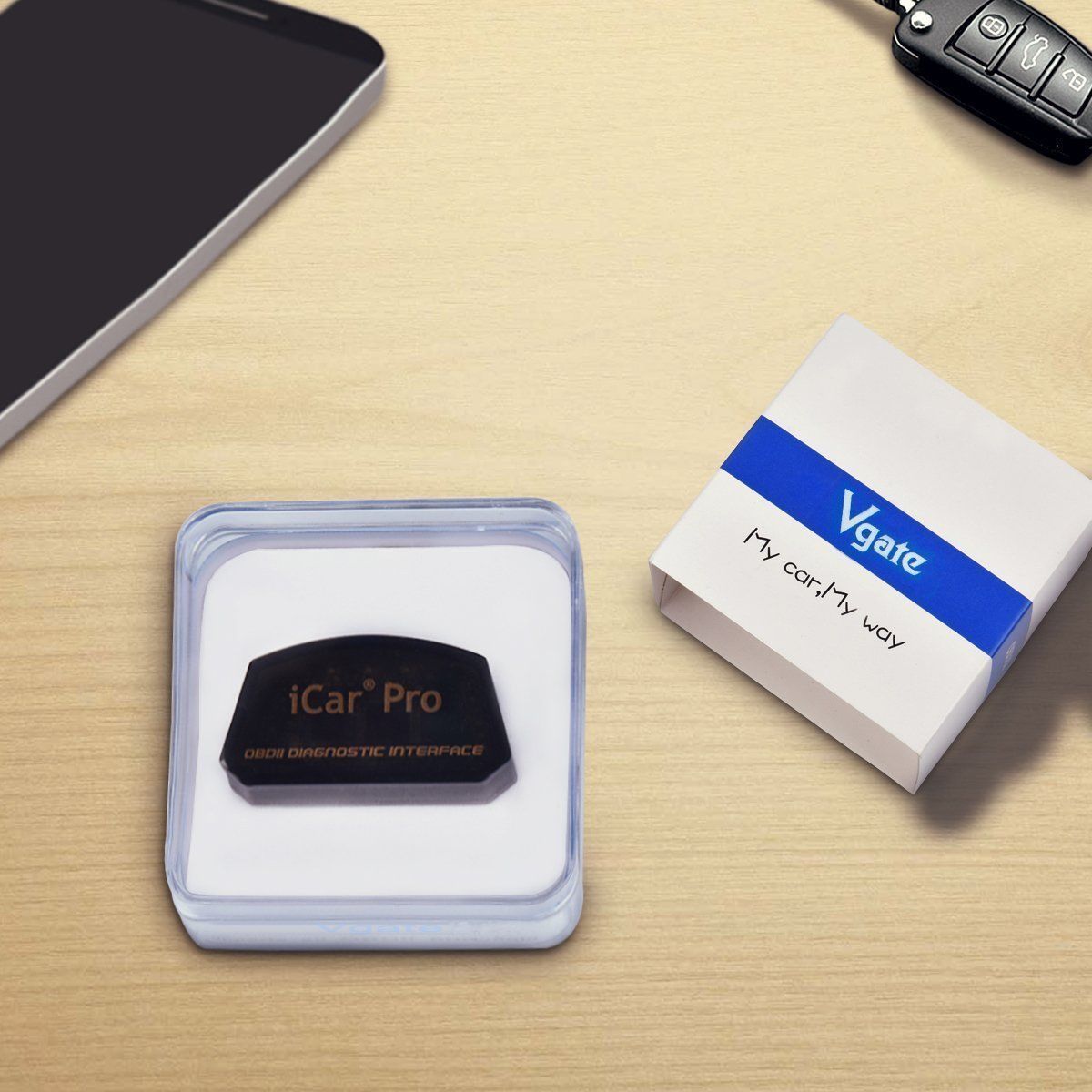 Vgate iCar Pro Wi-Fi OBD2 Scanner Scan Tool OBDII ELM327 Compatible Car Tool for - Lifafa Denmark