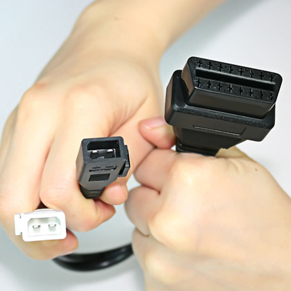 For Audi VW 2x2 to 16 pin Adaptor Diagnostic Cable - Lifafa Denmark