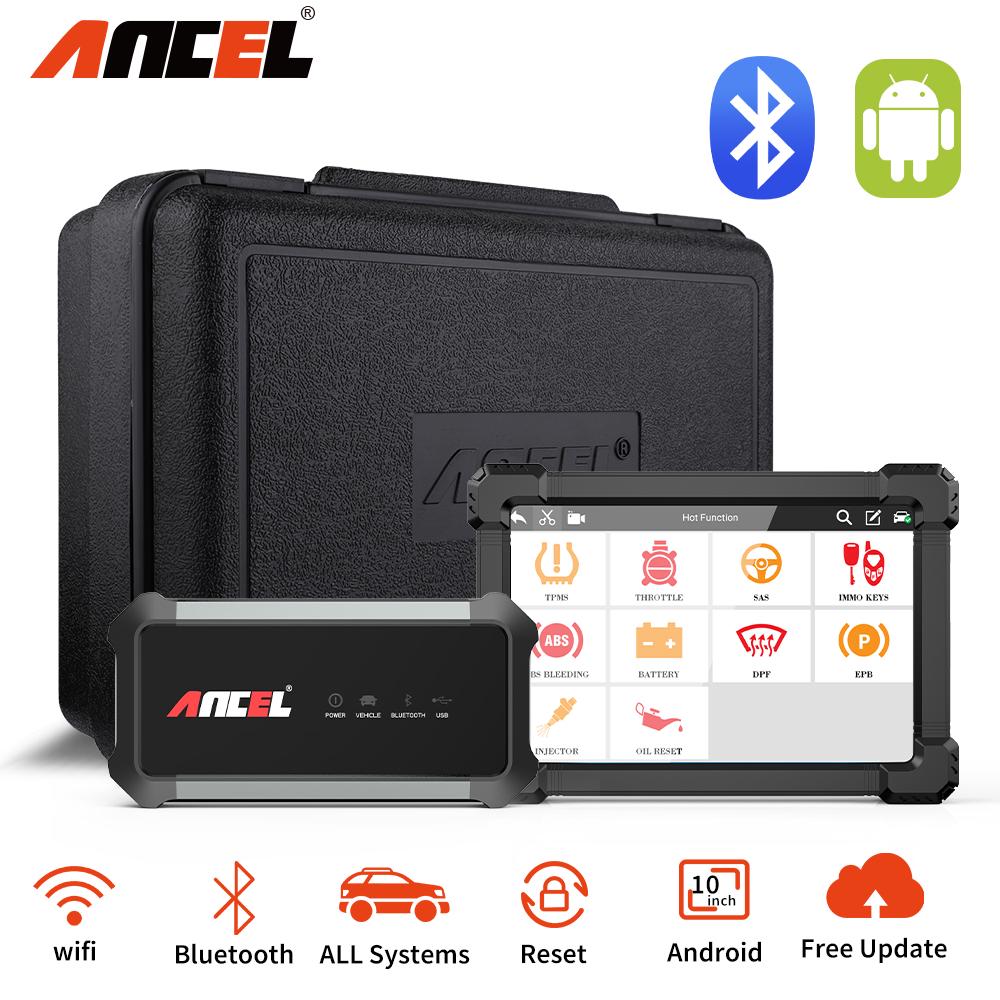 ANCEL X7 All System OBD2 Scanner Auto Diagnostic Tool ABS SAS EPB DPF TPMS IMMO Oil - LifafaDenmark Aps