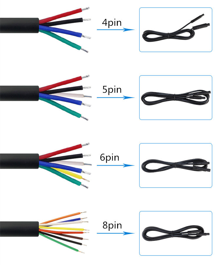 8 pin kamera forlænger kabel Bilkamera kabel