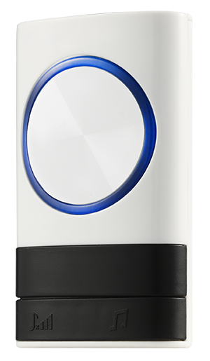 Wireless Smart Doorbell Home Waterproof Wall Plug-in Door Chime 300m+ 2Receivers White - LifafaDenmark Aps