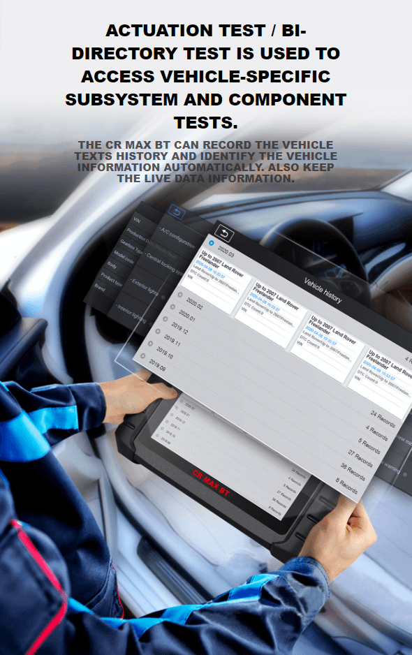 iCarsoft CR MAX Bluetooth version Professional Multi-Mærke bil diagnose værktøj