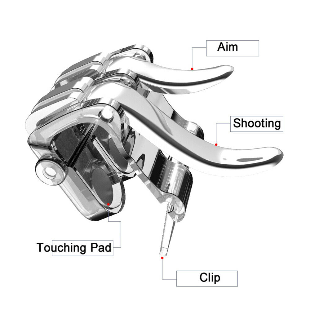 Knap PUBG Mobiltelefon Gamepad Shooting Trigger Cell Phone Game Controller - LifafaDenmark Aps