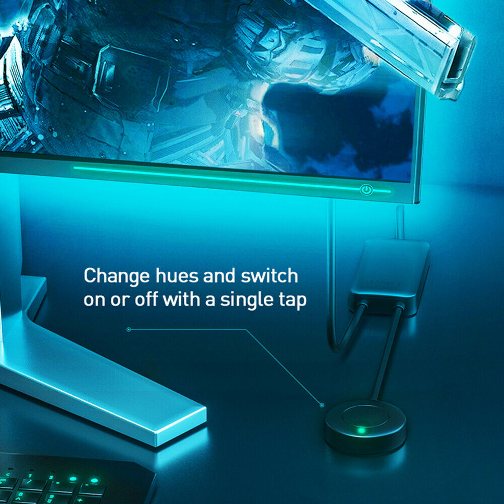 Baseus USB-drevet RGB LED Strip Light TV Desktop PC Monitor Baggrundslys 1.5m