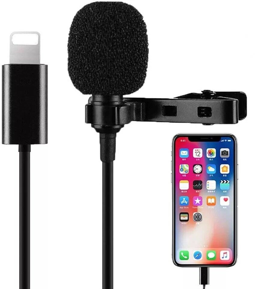 Mini stereomikrofon klip kondensator til iPhone iPad IOS – Lifafa Denmark