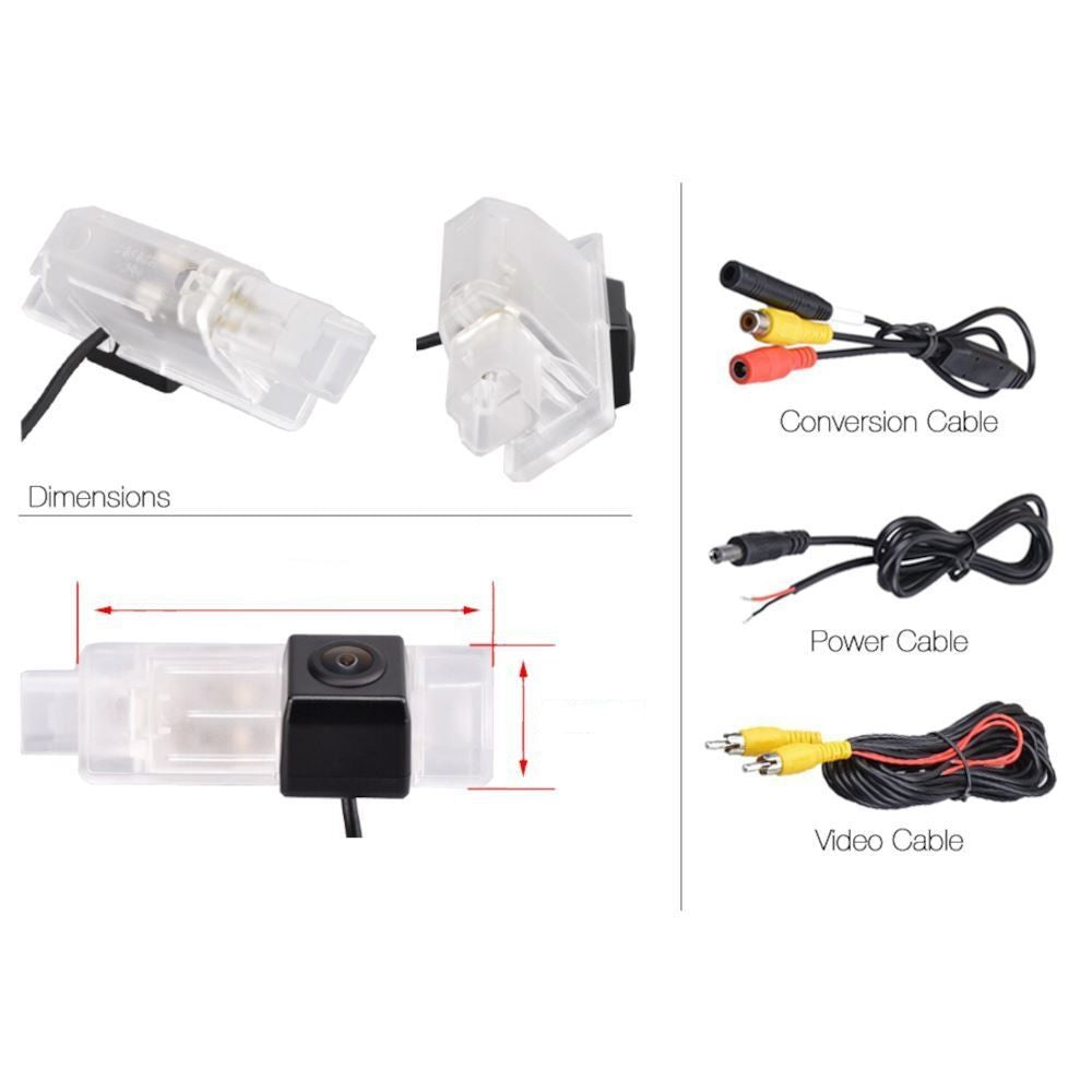 Bakkamera til Peugeot 308 508 Citroen C4 C5 DS Bagklap ICT - LifafaDenmark Aps