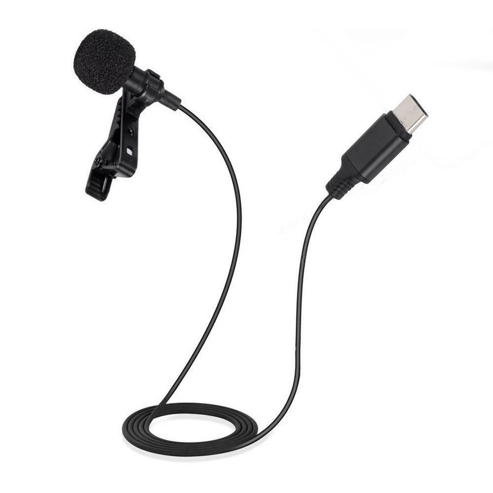 Lavalier Lapel Mikrofon 360 ° Easy Clip On Mic til USB Type-C interface enheder - Lifafa Denmark