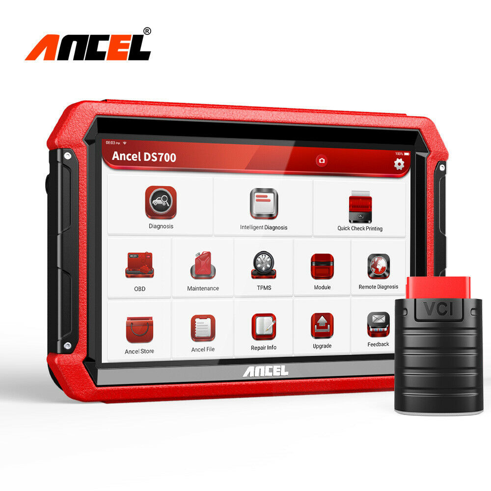 ANCEL DS700 Bi-Directional OBD2 Full Systems Scanner Diagnostic Reprogram Tablet