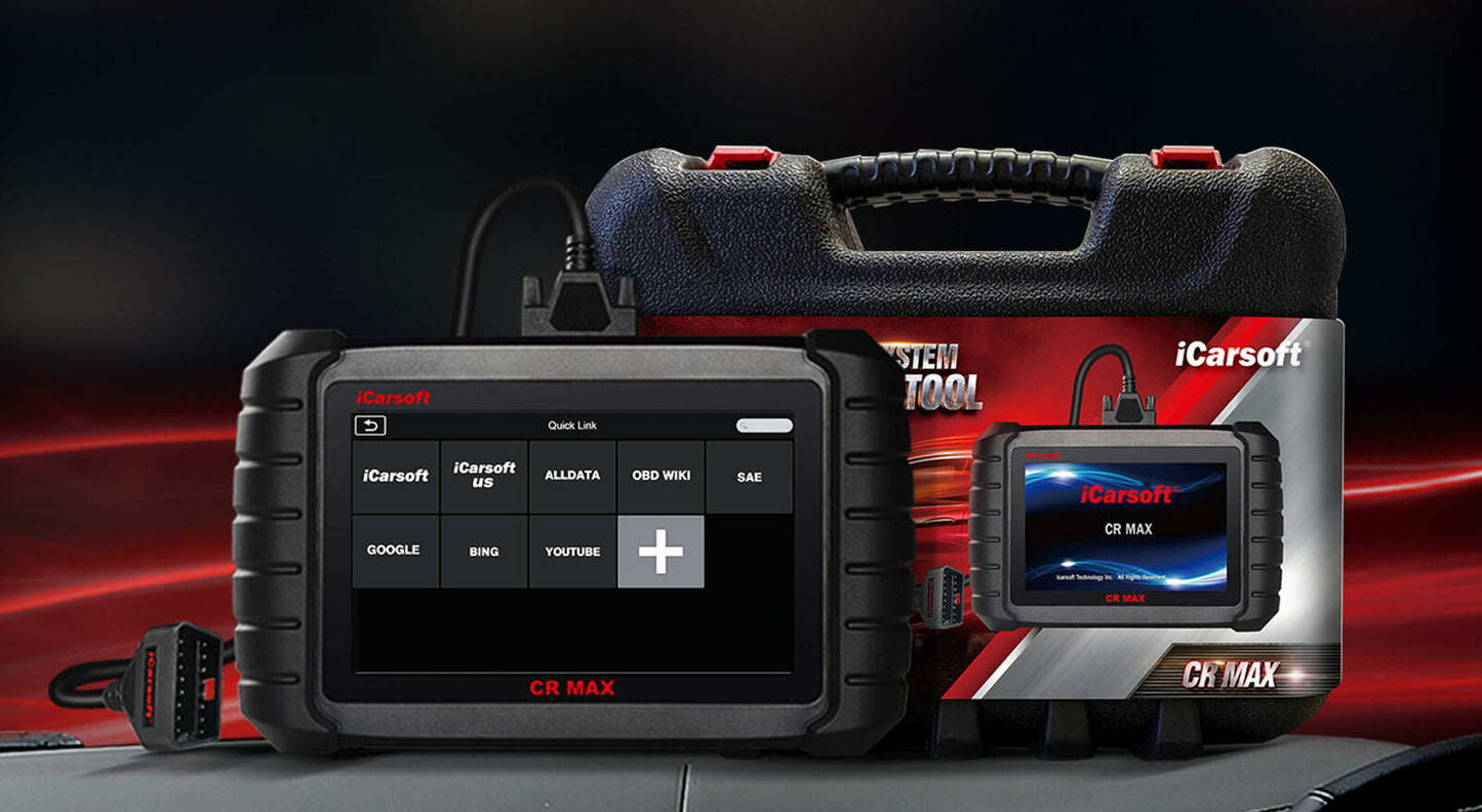 iCarsoft CR MAX - FULL System ALL Makes Diagnostic Tool - LifafaDenmark Aps
