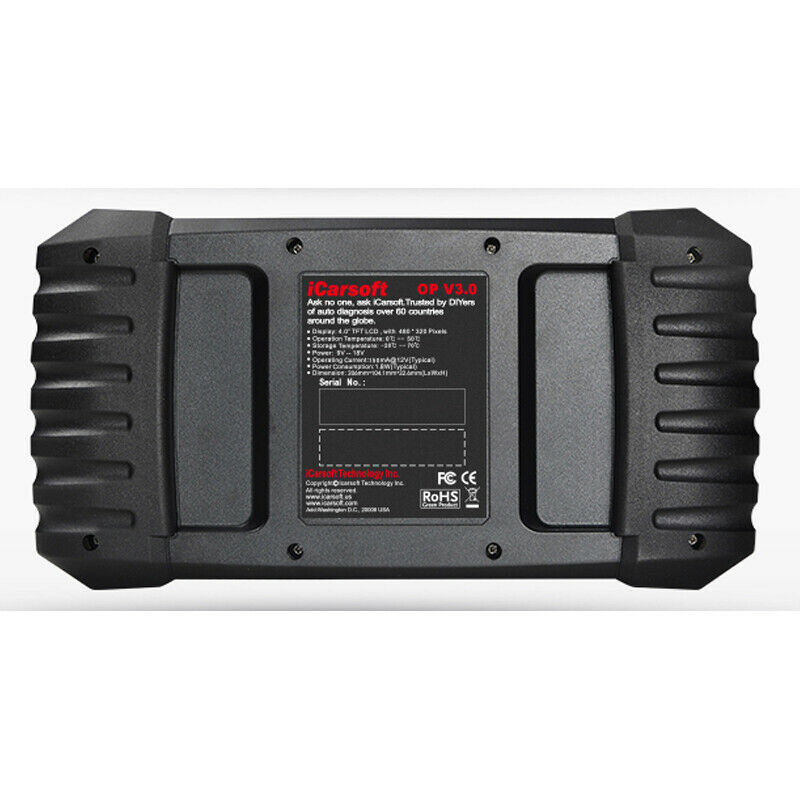 iCarsoft OP V3.0 Til OPEL Vauxhall Abs SRS EPB BMS DPF ETC Motorolie - LifafaDenmark Aps